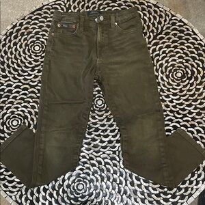 Polo by Ralph Lauren Kid’s Sullivan Slim Dark Olive Jeans